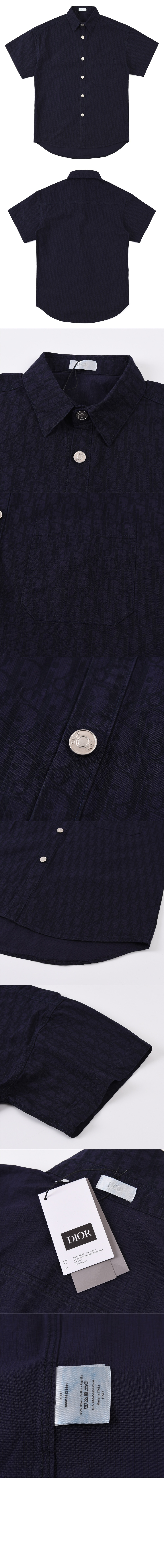 디올 로고 프린트 셔츠 톱