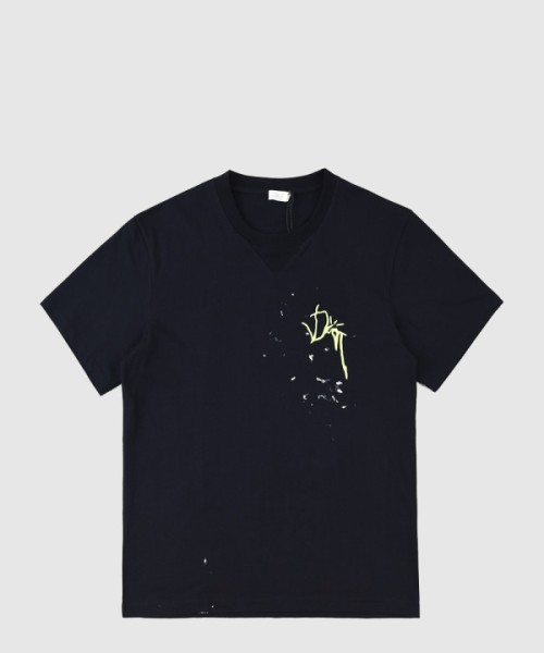 디올 로고 프린트 반팔