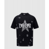 디올 로고 프린트 반팔