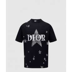 디올 로고 프린트 반팔