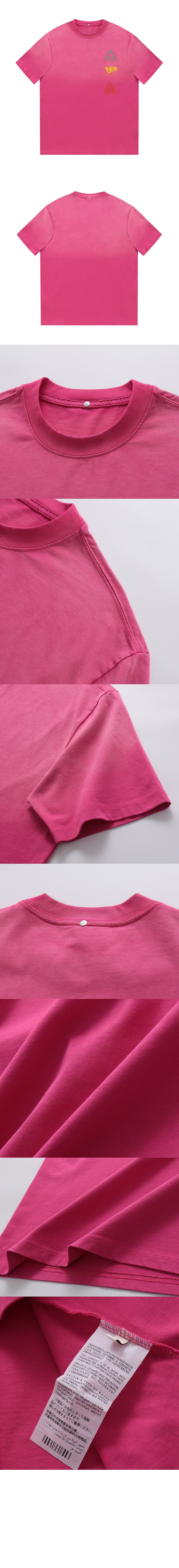 디올 로고 프린트 반팔