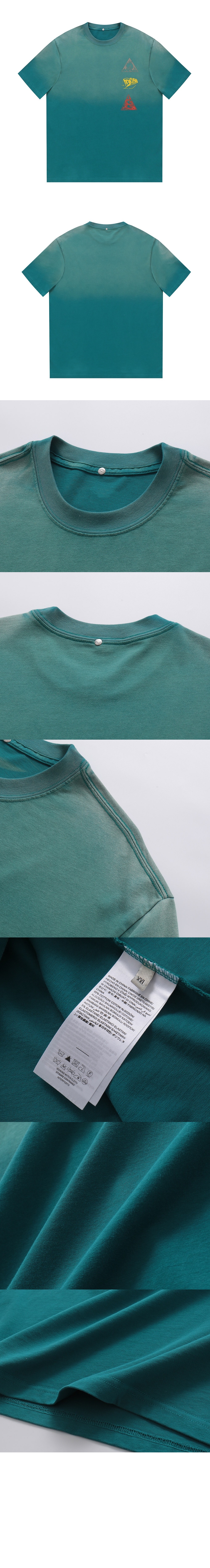 디올 로고 프린트 반팔