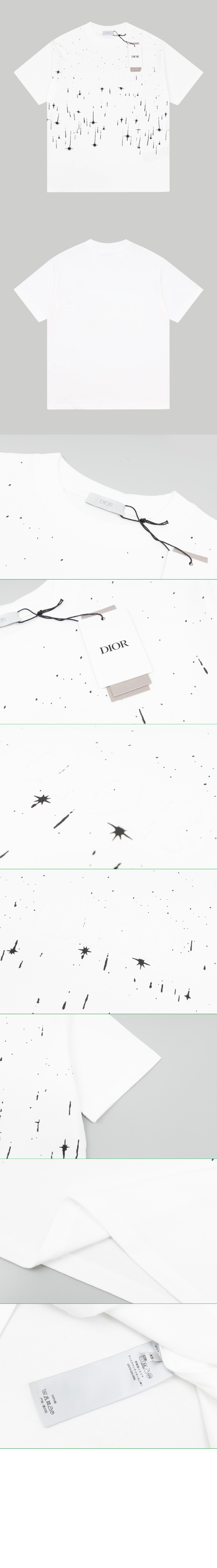 디올 플라워 코튼 톱