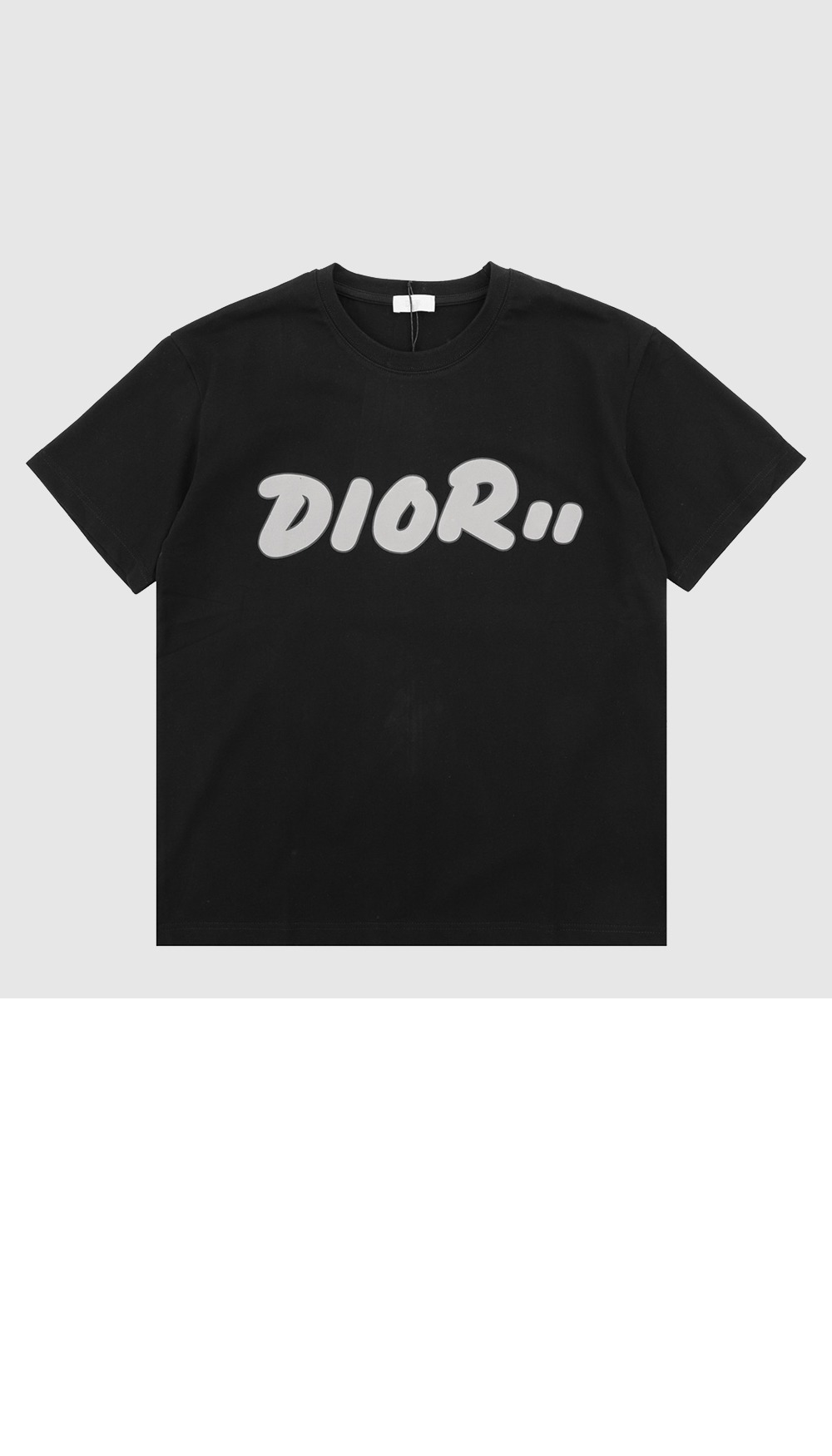 디올 로고 프린트 반팔