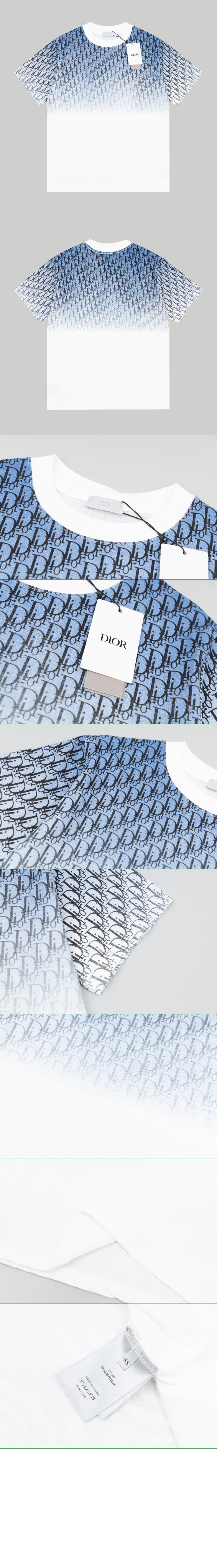 디올 플라워 코튼 톱