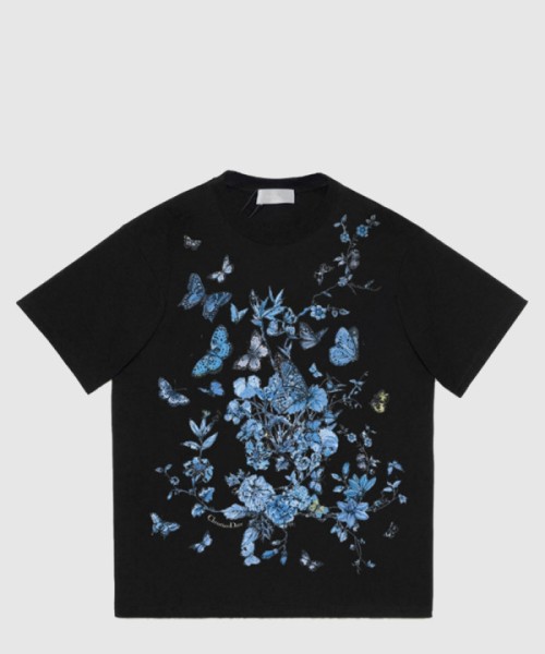 디올 플라워 코튼 톱