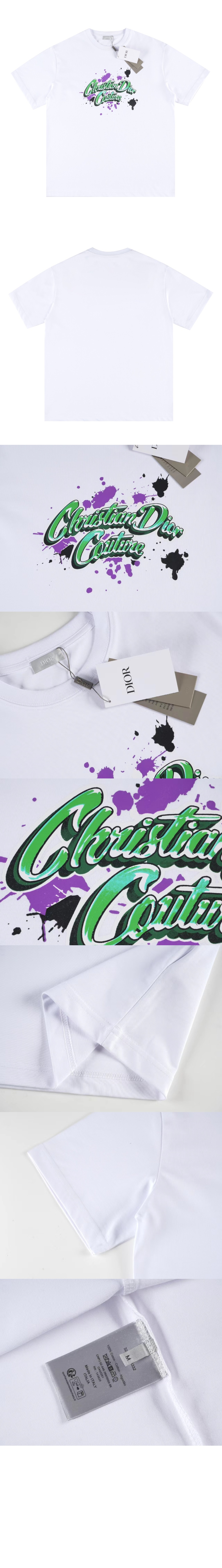 디올 플라워 코튼 톱