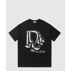 디올 로고 프린트 반팔