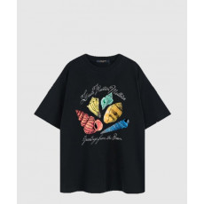 루이비통 로고 프린트 반팔