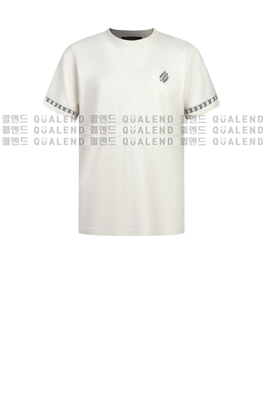 루이비통 로고 프린트 반팔