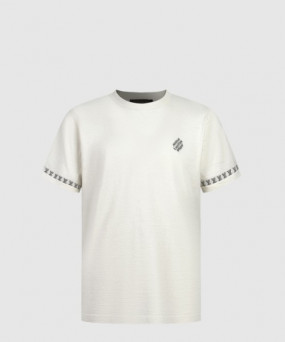 루이비통 로고 프린트 반팔