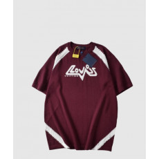 루이비통 로고 프린트 반팔