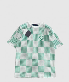 루이비통 로고 프린트 반팔