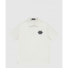 루이비통 로고 프린트 반팔