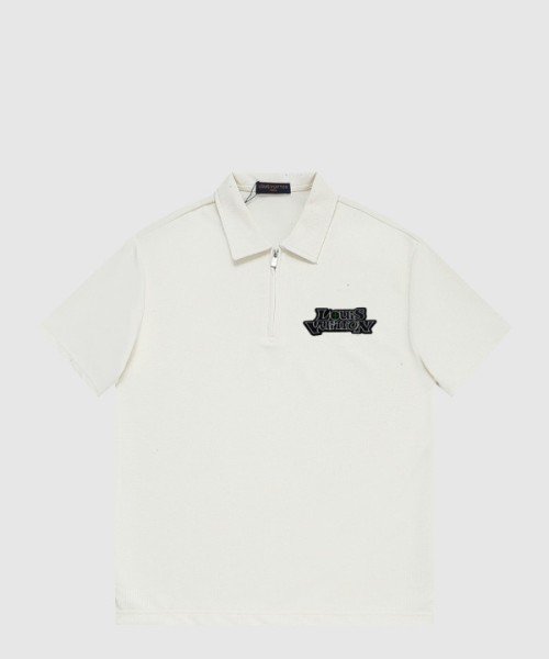 루이비통 로고 프린트 반팔