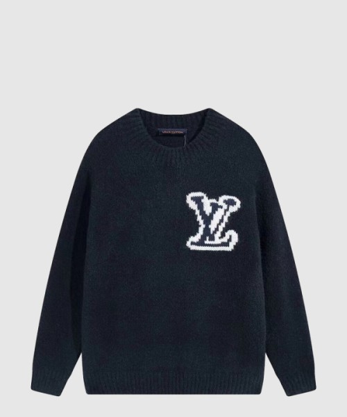 루이비통 로고 니트 톱