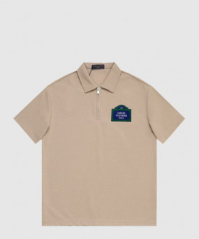 루이비통 로고 프린트 반팔