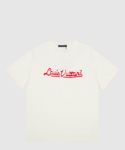 루이비통 로고 프린트 반팔