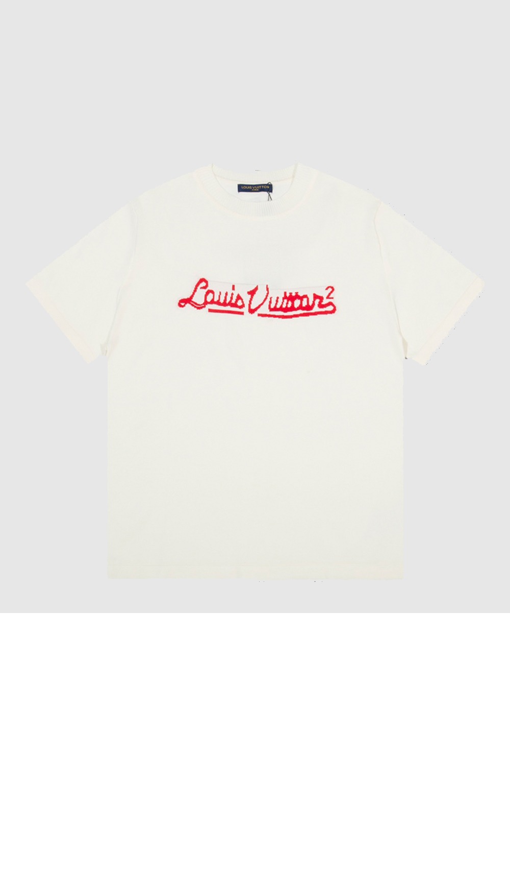 루이비통 로고 프린트 반팔