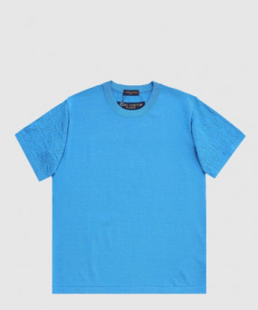 루이비통 로고 프린트 반팔