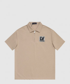 루이비통 로고 프린트 반팔