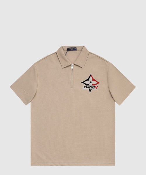 루이비통 로고 프린트 반팔