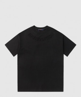 루이비통 로고 프린트 반팔