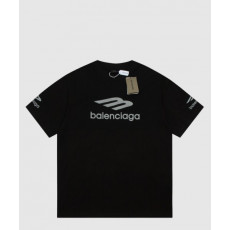 발렌시아가 로고 프린트 반팔