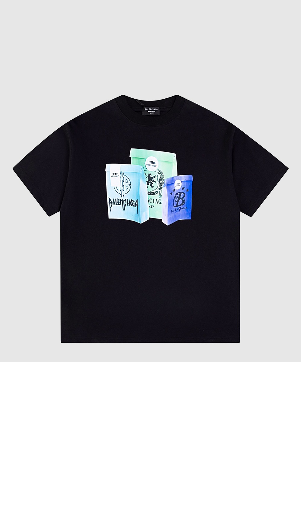 발렌시아가 플라워 코튼 톱