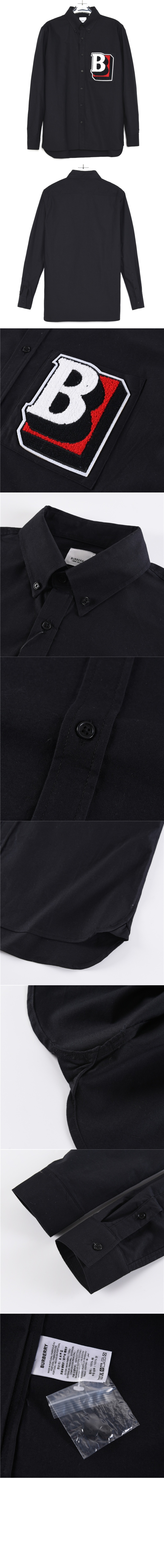 버버리 코튼 로고 셔츠