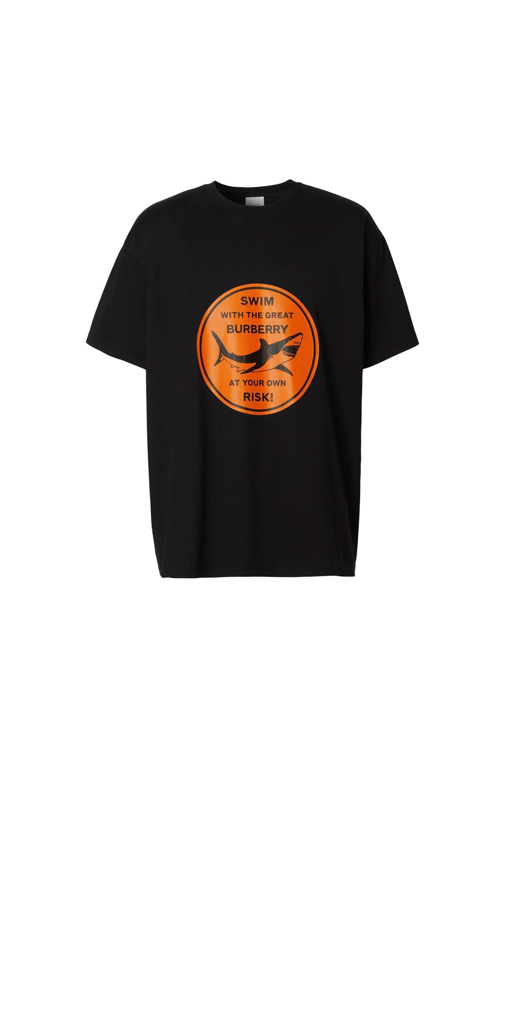 버버리 로고 코튼 티셔츠