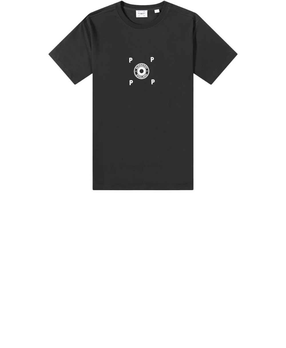 버버리 플라워 코튼 티셔츠