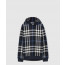 버버리 체크 코튼 후디