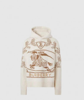 버버리 로고 후드