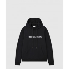 생로랑 로고 후드 긴팔