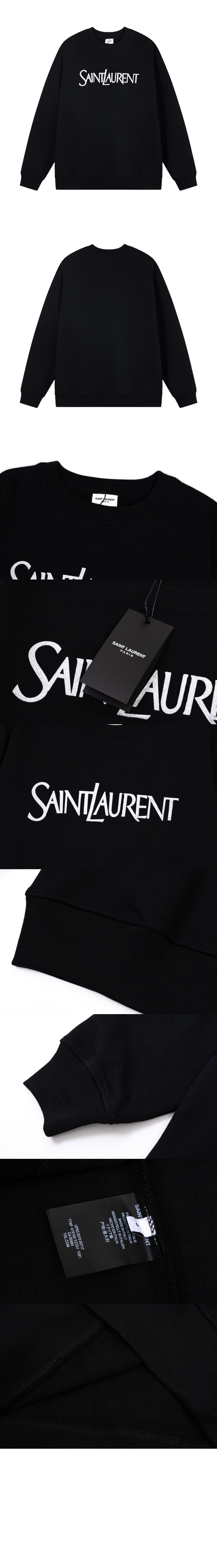 생로랑 플라워 코튼 톱