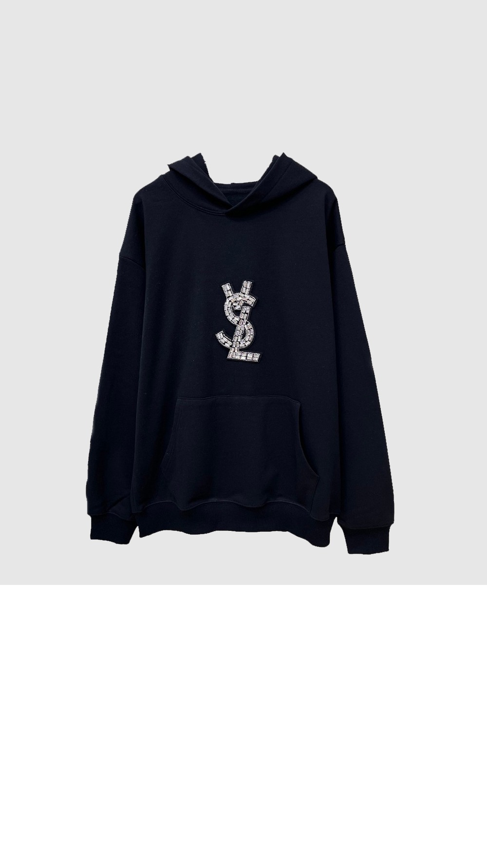 생로랑 플라워 코튼 톱