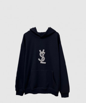 생로랑 플라워 코튼 톱