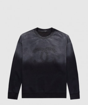 생로랑 로고 프린트 반팔