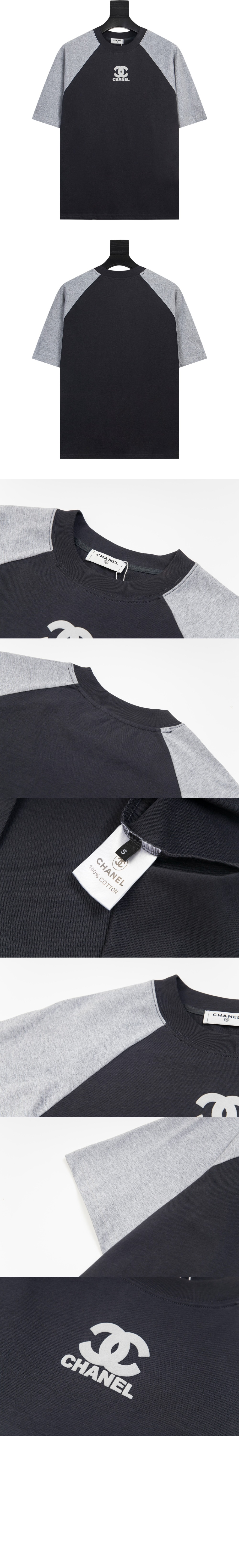 샤넬 로고 프린트 반팔