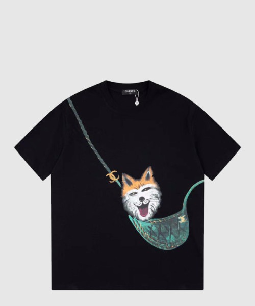 샤넬 로고 프린트 반팔