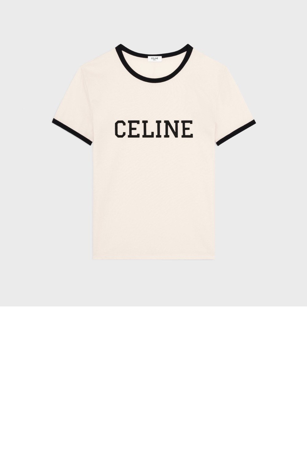 셀린느 레귤러 티셔츠 코튼 저지
