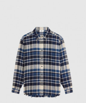 셀린느 체크 셔츠