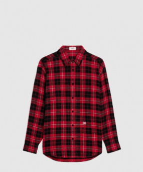 셀린느 럼버잭 셔츠 체크 코튼