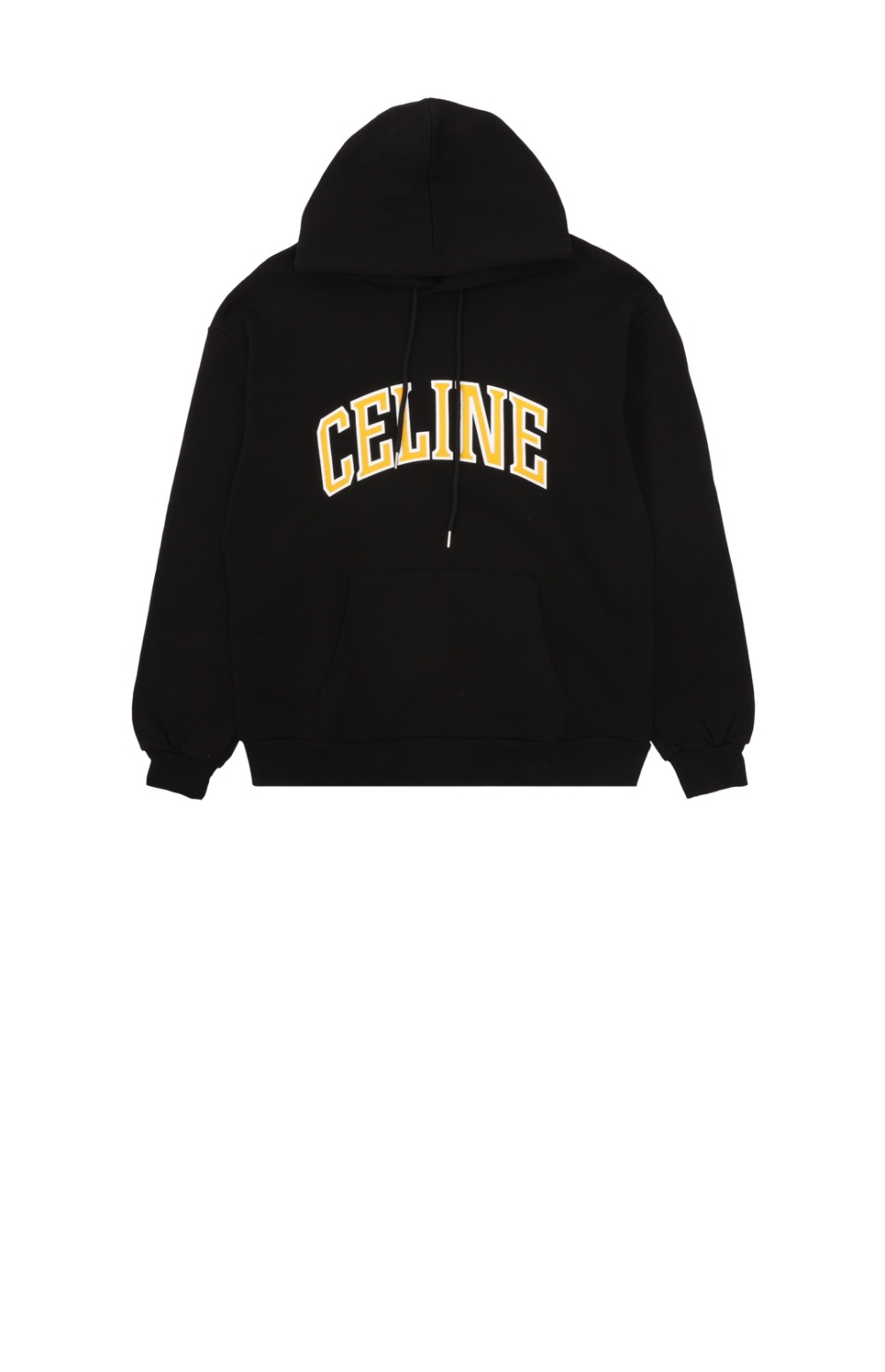 셀린느 후드티 로고 루즈 후디 플리스