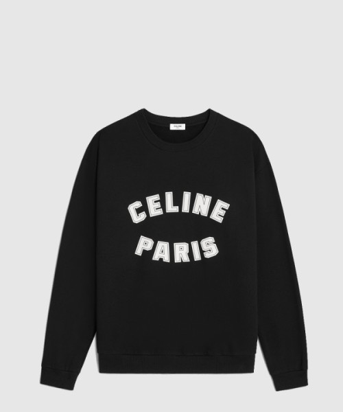 셀린느 루즈 스웨트셔츠 코튼 플리스