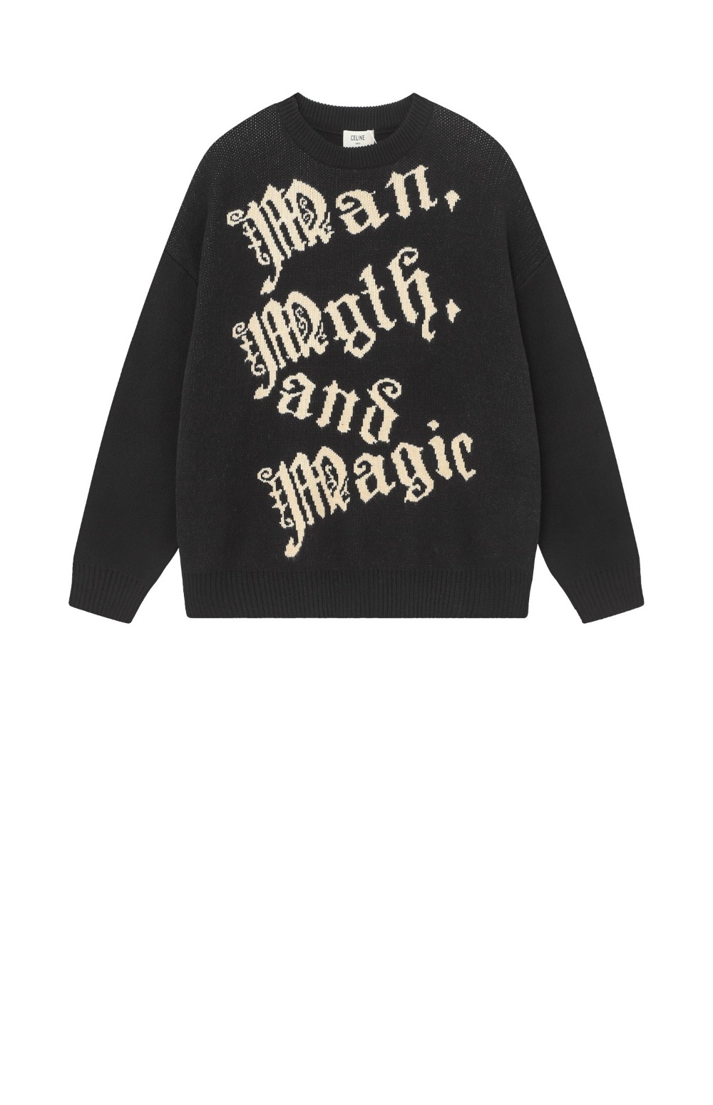 셀린느 자카드 울 니트