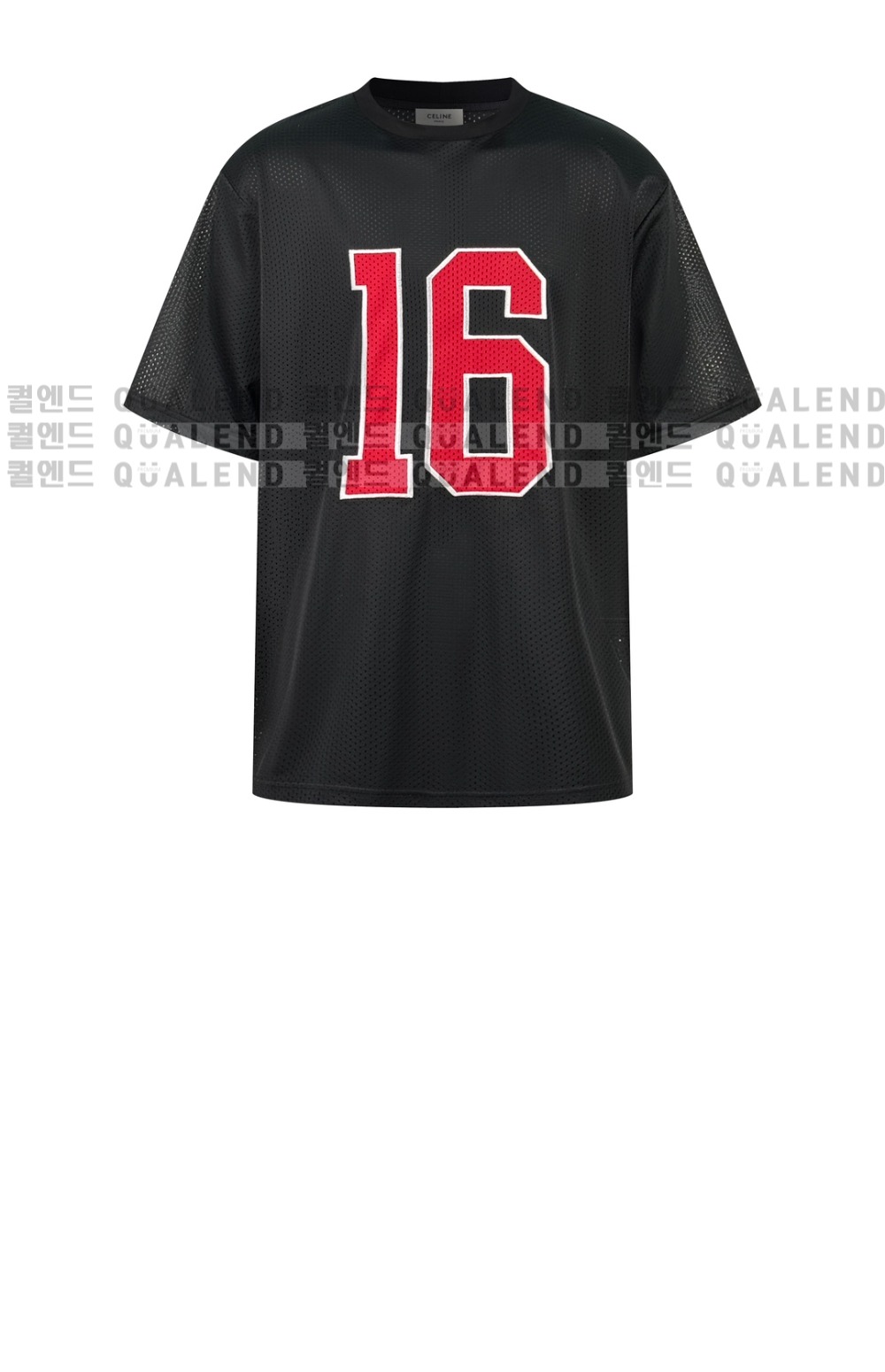 셀린느 로고 프린트 반팔