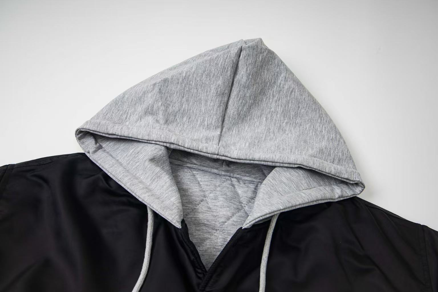 셀린느 후드 테디 자켓 블랙