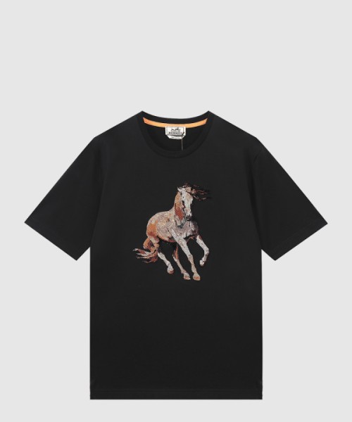 에르메스 플라워 코튼 톱